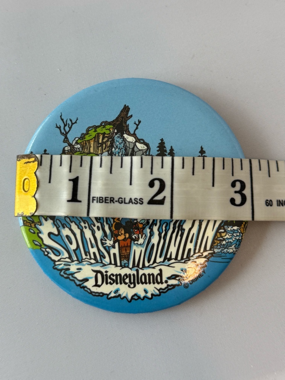 Vintage 80’s Disneyland Splash Mountain 3in Button Pin Set of 2 Cast Member Excl - Picture 5 of 9